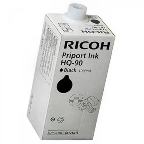 Купить оригинальный Чернила для дупликатора Ricoh тип HQ90 черные для Priport HQ7000 9000, DD6650P (817161) в Москве и с доставкой по России по низкой цене