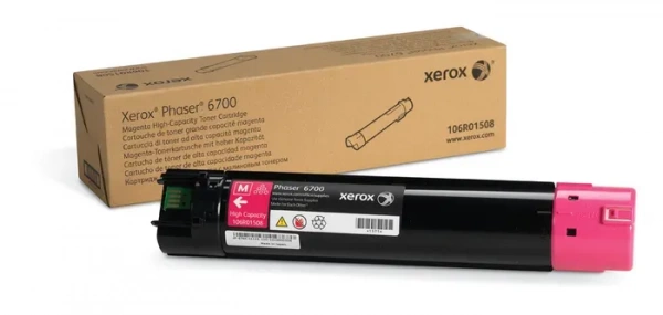 Купить оригинальный Тонер-картридж Xerox пурпурный для Phaser 6700 (106R01508) в Москве и с доставкой по России по низкой цене